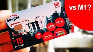 Singtel Prepaid Tourist SIM Review  Better than M1s [upl. by Mali]