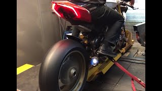 Ducati Panigale V4R Dyno run [upl. by Eileek12]