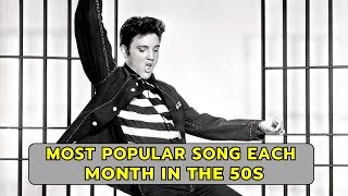 Most popular song each month in the 50s  Greatest hits [upl. by Auhel]