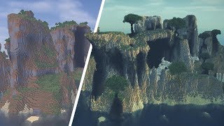 EXTREME Amplified World Transformation Build In Minecraft [upl. by Peacock]