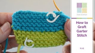 How to Graft Knit Garter Stitch [upl. by Fennessy]