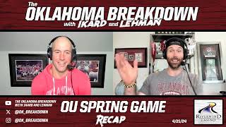 OU Spring Game Recap Deion Burks Shines Defenses Depth Looks Better amp Much More  WsLs [upl. by Karlik]