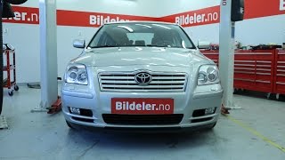 Toyota Avensis Hvordan bytte støtdempere og fjær bak  2003 til 2008 mod T25 [upl. by Lekkim462]