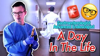 A DAY IN THE LIFE of a Doctor Gastroenterologist  Advanced Endoscopy [upl. by Eckhardt]