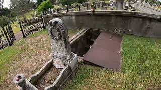 Grave With Stairs amp a Window Florence Irene Ford Grave Natchez MS [upl. by Navillus633]