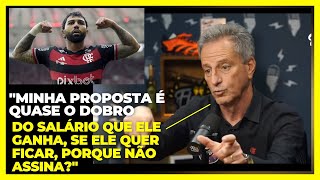 Presidente do Flamengo é sincero sobre a saída de Gabigol  Podcortes Studio [upl. by Aronael]