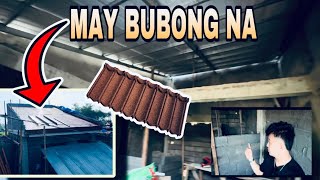 PABAHAY UPDATE MAY BUBONG NA ANG BAHAY NILA NANAY NECY  TEAM KALINGAP  JOMCAR [upl. by Kcirtapnaes]