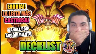 EXODIA DECK LIST  2024  La Lista  CASTROSA elyugipibe REPLAYS [upl. by Zarihs619]