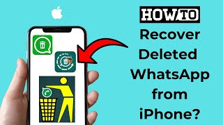 How to Recover Deleted WhatsApp messages from iPhone Without Backup [upl. by Tarrel]