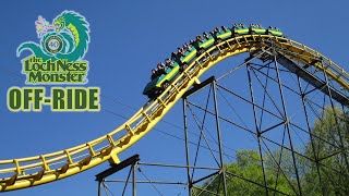 Loch Ness Monster OffRide Footage Busch Gardens Williamsburg Arrow Looping Coaster  NonCopyright [upl. by Enixam417]