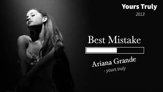 Best Mistake  Ariana Grande Solo Version [upl. by Shirline156]