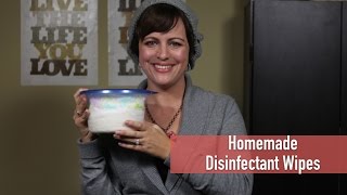 Homemade Disinfectant Wipes [upl. by Yanaton]