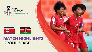 HIGHLIGHTS Korea DPR v Kenya  FIFA U17 Women’s World Cup 2024 [upl. by Farrel]