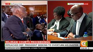 Rigathi Gachagua Impeachment Case at Milimani Law Courts Part 1 [upl. by Vasileior]