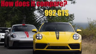 992 GTS vs 992 GT3 on track [upl. by Adolphus]