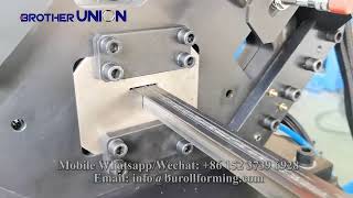 Steel Window Frame Profile Roll Forming Machine  Brother Union Machinery [upl. by Bikales]