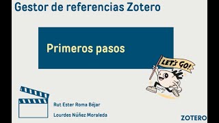 Zotero Primeros Pasos [upl. by Nauqe666]