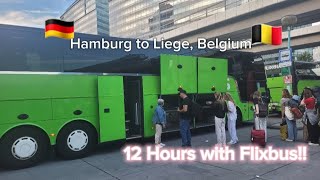 Epic Flixbus Journey Hamburg to Liège via Amsterdam  Scenic Views amp Travel Vibes [upl. by Prochoras891]