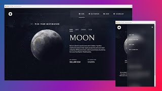 Responsive navbar tutorial using HTML CSS amp JS [upl. by Airetahs755]