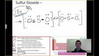 Lewis Structure Sulfur Dioxide SO2 [upl. by Kong423]
