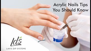 Basic Steps of Acrylic Nails for Beginners  Acrylic Nails Tips That You Should Know [upl. by Rosati]