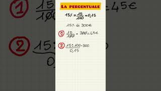 La percentuale Come calcolare il 15 di 300 euro [upl. by Ladiv630]