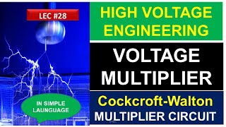 Voltage Multiplier Circuit CockcroftWalton Circuit highvoltage voltagemultiplier viral [upl. by Brandy78]