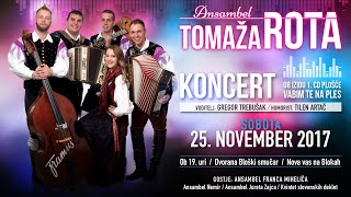 ANSAMBEL TOMAŽA ROTA  KONCERT ob izidu 1 CD plošče Z GOSTI v živo [upl. by Deonne542]