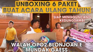 ANBOKSING 6 PAKET KIRIMAN TERIMAKASIH BANYAK KEPERCAYAANYA🥺🤲🤝🔥 [upl. by Wun]