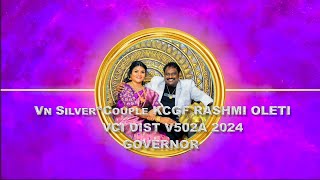 VCI DISTRICT V502A Vn Silver  Couple KCGF Rashmi Oleti biodata in a unique creative way as a song [upl. by Selokcin]