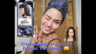 HOW TO COLOR HAIR AT HOME  LIESE DARK NAVY  DIY [upl. by Marka560]