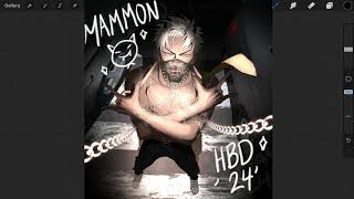 Obey Me Mammon HBD 2024 procreate speedpaint [upl. by Nirb]