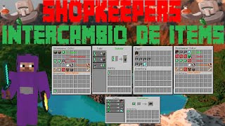 SHOPKEEPERS  INTERCAMBIAR  VENDER  COMPRAR ITEMS CON ALDEANOS  SPIGOT MINECRAFT [upl. by Prosperus769]