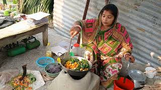 Pui Shaker Chorchori  Bengali recipes  Pui Saag Kumro Chorchori [upl. by Nas273]