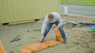 How to fill sandbags for flooding [upl. by Snej]