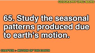 265 Seasonal Patterns Produced by Earths Motion  Understanding the Changes [upl. by Grazia]