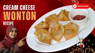 Cream Cheese Wonton Recipe for Ramadan by Kanwals Kitchen [upl. by Ylrebmic]