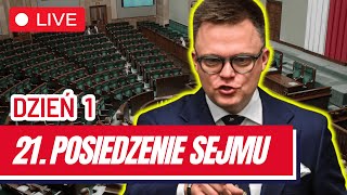 🔴 21 posiedzenie Sejmu RP dzień pierwszy 6 listopada 2024  Transmisja na ŻYWO z obrad Sejmu 🔴 [upl. by Clarissa]