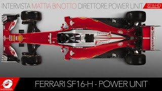 Ferrari SF16H 2016 F1  Come Funziona la Power Unit  Mattia Binotto [upl. by Htebasyle]