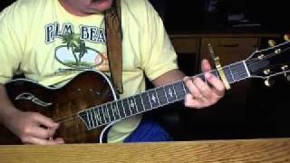 Come Monday Jimmy Buffet Acoustic Lesson with riffs [upl. by Hyozo381]