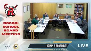 ROCORI School Board Meeting [upl. by Pitchford]