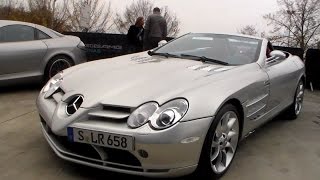 Mercedes SLR line up  SLR Stirling Moss 722 722s HD [upl. by Buffum]