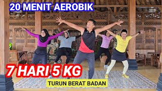 20 MENIT AEROBIK PENURUNAN BERAT BADAN [upl. by Mallen976]