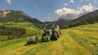 Rundballensilage 2k23 in Südtirol 🏔️🚜☘️🍀  Fendt  McHale  John Deere  Reform [upl. by Munniks]