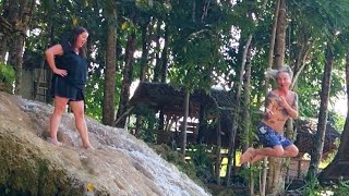 Australian Friends Chasing Waterfalls in Boston Davao Oriental [upl. by Ariayek]