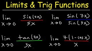 Limits of Trigonometric Functions [upl. by Arikat508]