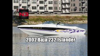 2002 Baja 232 Islander  On Water  N3 Boatworks [upl. by Ardiek270]