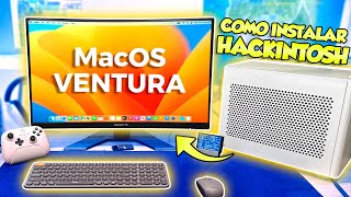 Como INSTALAR o macOS Ventura no HACKINTOSH MINI ITX [upl. by Kalil316]