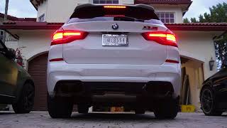 2021 X3M Competition Cold Start Stock Exhaust Sounds Insane [upl. by Tessie]