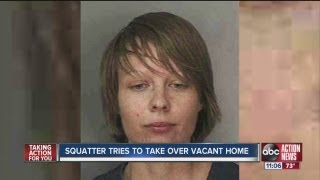 Squatter tries to take over vacant home [upl. by Hecker]